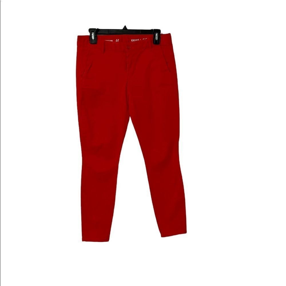Khakis by Gap Red Skinny Mini Jeans Size 2